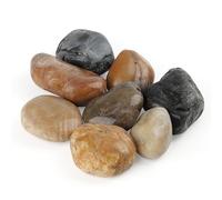 KEILEOHO 5kg 40-60mm Plant Pot Pebbles Stone, 11lb Colored Drainage Pebbles River Rocks for Plant Pots Garden Aquarium
