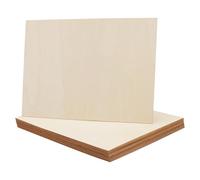 KEILEOHO Plywood Sheet, Wood Color, A3 Size 420 x 300 x 2mm, Unfinished Bamboo Board for DIY Crafts, Wood Engraving, 20 Pieces
