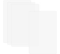 KEILEOHO White Silicone Placemats, Kitchen Countertop Craft Mat, 60 x 40 cm, 4 Pack