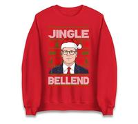 Keir Starmer Christmas Jumper, Ugly Rude Sweatshirt, Xmas Festive Gift Top Red