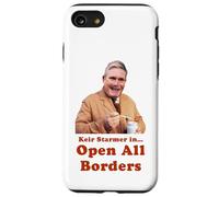 Keir Starmer Open All Borders Funny Political Satire Design Case for iPhone SE (2020) / 7/8