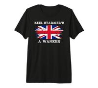 Keir Starmer's A Wanker Union Jack Premium T-Shirt