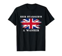 Keir Starmer's A Wanker Union Jack T-Shirt