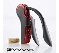 KEISSCO Connoisseur's Compact Wine Opener Compact Vertical Corkscrew Wine Bottle Opener with Built-in Foil Cutter