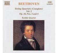 BEETHOVEN: STRING QUARTETS, OP. 18, NOS. 3 & 4 NEW CD