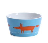 Keith Brymer Jones Collaboration Range - Scion Living Bowl Mr Fox Ceramic Bowl - Duckegg & Orange - 565ml