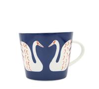 Keith Brymer Jones Collaboration Range - Scion Living Ceramic Mug - Swim Swam Swan - Denim - 350ml