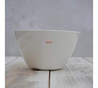 Keith Brymer Jones - CymraegWelsh Word Range - Medium Ceramic White Bowl - cawl - 500ml - Gift Boxed
