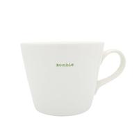 Keith Brymer Jones - Halloween Word Range - Standard Ceramic White Mug - Zombie (Green) - 350ml - Gift Boxed