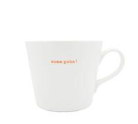 Keith Brymer Jones - Irish Word Range - Standard Ceramic White Mug - Some Yoke! - 350ml - Gift Boxed
