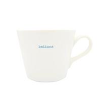 Keith Brymer Jones - Rude Word Range - Standard Ceramic White Mug - bellend - 350ml - Gift Boxed
