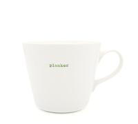 Keith Brymer Jones - **Rude** Word Range - Standard Ceramic White Mug - plonker - 350ml - Gift Boxed