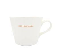 Keith Brymer Jones - Rude Word Range - Standard Ceramic White Mug - Silly Bollocks - 350ml - Gift Boxed