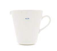 Keith Brymer Jones - Word Range - Large Ceramic White Jug - Milk - 500ml - Gift Boxed