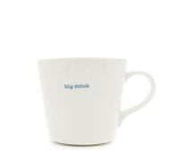 Keith Brymer Jones - Word Range - Large Ceramic White Mug - Big Drink - 500ml - Gift Boxed