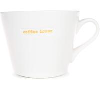 Keith Brymer Jones - Word Range - Standard Ceramic White Mug - Coffee Lover - 350ml - Gift Boxed