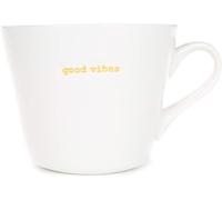 Keith Brymer Jones - Word Range - Standard Ceramic White Mug - Good Vibes - 350ml - Gift Boxed