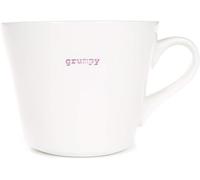 Keith Brymer Jones - Word Range - Standard Ceramic White Mug - Grumpy - 350ml - Gift Boxed