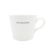 Keith Brymer Jones - Word Range - Standard Ceramic White Mug - hot Chocolate - 350ml - Gift Boxed