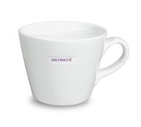 Keith Brymer Jones - Word Range - Standard Ceramic White Mug - mermaid - 350ml - Gift Boxed