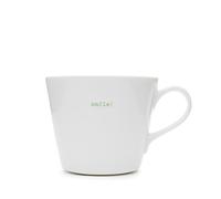 Keith Brymer Jones - Word Range - Standard Ceramic White Mug - Smile! - 350ml - Gift Boxed