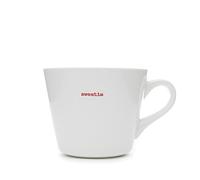 Keith Brymer Jones - Word Range - Standard Ceramic White Mug - Sweetie - 350ml - Gift Boxed