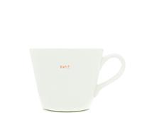 Keith Brymer Jones - Word Range - Standard Ceramic White Mug - #WTF - 350ml - Gift Boxed