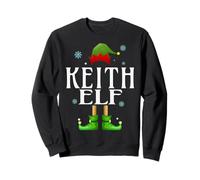 KEITH Elf Xmas Funny Men's Family Matching Christmas KEITH Sweatshirt