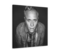 KEITH FLINT Black White Poster Decorative Painting Canvas Wall Posters And Art Picture Print Modern Family Bedroom Decor Posters 24x24inch(60x60cm)