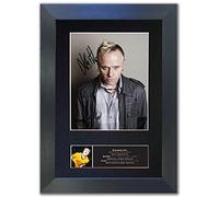 KEITH FLINT The Prodigy Signed Reproduction Autograph Mounted Photo BLACK FRAME Print A4#779