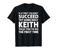 KEITH Gift Name Personalized Birthday Funny Christmas Joke T-Shirt