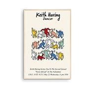 Keith Haring Dancer, Keith Haring Poster, Party of Life Keith Haring, Exhibition Art, Famous Artwork, Contemporary Art, Street Art Poster, Gallery Wall, Poster (Unframed) 16x24