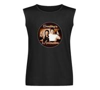 Keith Moon and Oliver Reed Tribute Mens T-Shirt Unisex Sleeveless Tops Black Vest Tank Tee XL