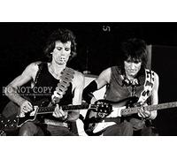 Keith Richards and Ronnie Wood Photograph 11 X 17 - Stunning 1982 Live Concert Portrait - The Rolling Stones - Italy - Rare Photo - Poster Art Print