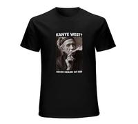 #Keith #Richards #Kanye Never Heard of Her #West #Keith #Richards #Kan Tee Shirt Black L