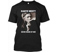 #Keith #Richards #Kanye Never Heard of Her #West #Keith #Richards #Kan Tee Shirt Black L