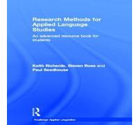 Keith Richards Research Methods for Applied Language Studies: An Advanced Keith Richards Multicolor