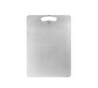 Keith Titanium Elite Chopping Board Series Ti8721, Double Sided Food-Grade Pure Titanium Kitchen Cutting Board for Meat, Fruits & Veggies, Non-Toxic, Dishwasher-Safe, Ideal for Kitchen & Outdoors (L)