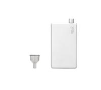 KEITH Titanium Hip Flask 3.38/6.76 fl oz (100/200ml) Lightweight and Portable Square Whiskey Liquor Alcohol Water Bottle with Funnel Camping Equipment (100ml Ti9306)