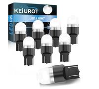 Keiurot 7443 LED White Bulbs, T20 W21/5W LED Bulb DC12V 9SMD Polarity Design for Daytime Running Lights Brake & Tail Lights Reverse Lights Bulb(Pack of 8)