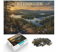 Kejimkujik National Park Canada Landscape Jigsaw Puzzle, 1000 Piece | For a break from screens: Adult jigsaw puzzle with 1000 pieces works for solo puzzling or shared time.