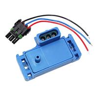 KEJSTED 3Bar 3 Bar Manifold Absolute Pressure Map Sensor Turbo Boost & Connector Pigtail Plug Wire 12223861 Compatible with GM Chevy Buick GMC Pontiac Detroit Diesel Series 12219935 16040749