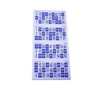 KEKA 48 Extra Large Bingo Cards with Large Numbers and Thick 240gsm Card