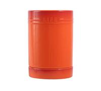 KEKEHOME Utensil Holder for Kitchen Counter Ceramic Cooking Utensil Crocks Countertop Organizer Vintage Farmhouse Kitchen Decor Caddy,4 x 6 Inches,Orange