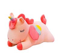 Kekeso Stuffed Unicorn Animal Plush Toys Soft Cuddle Pillow Doll Cartoon Unicorn Plush Gifts for Boys Girls (Pink, 25cm/9.84inch)