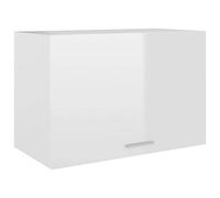 Keketa Kitchen Cabinet, Wall Mounted Kitchen Cabinet, Hanging Cupboard Storage Cabinet, Wall Mounted Upper Kitchen Unit High Gloss White 60x31x40 cm Engineered Wood