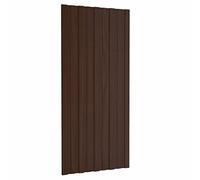 Keketa Roof Panels 36 pcs, Building Roofing Material Profile Sheet Shed, Roofing Sheet Shed Roof Panel, Roof Sheet Galvanised Steel Brown 100x45 cm