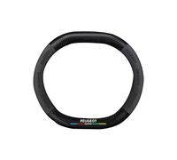 KeKeYa Car Steering Wheel Cover for Peugeot 2008 2016-2019, Microfiber Leather Soft Anti-Slip Breathable Steering Wheel Cover Elastic Protector Car Interior Accessories,A-DD