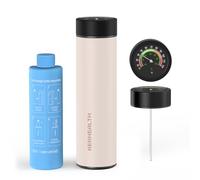 KEKHEALTH TSA Approved Insulin Cooler Travel Case, 60H Diabetes Medication Cooler with Large Dial Mechanical Thermometer & Biogel Ice Pack, Compact Diabetic Travel Case for Medicine Storage