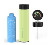 KEKHEALTH TSA Approved Insulin Cooler Travel Case, 60H Diabetes Medication Cooler with Large Dial Mechanical Thermometer & Biogel Ice Pack, Compact Diabetic Travel Case for Medicine Storage